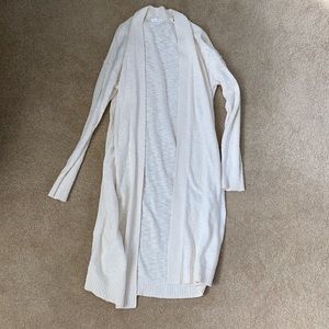 Gap off-white duster sweater in size small